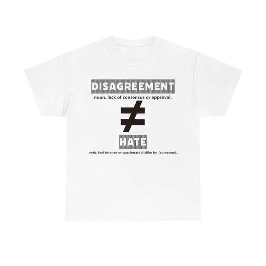 Disagreement/Hate